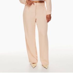 Aritzia Wilfred Effortless Pant coral peach blush size 4